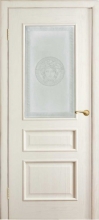 Межкомнатные двери ОНИКС - Двери Версаль,остекленное полотно,отделка белая эмаль