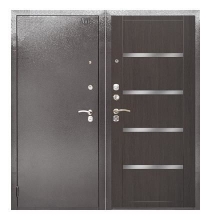 Входные двери АРГУС - Дверь Аргус ДА-10 Николь серебрянный антик/венге