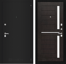 Коллекция CLASSIC шагрень черная - Входная дверь CLASSIC шагрень черная 02 - Венге