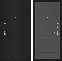 Коллекция CLASSIC шагрень черная - Входная дверь CLASSIC шагрень черная 11 - Графит софт