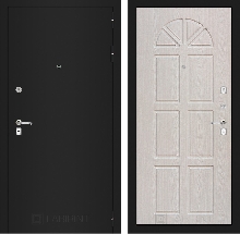 Коллекция CLASSIC шагрень черная - Входная дверь CLASSIC шагрень черная 15 - Алмон 25