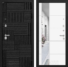 PAZL от 31500 - Входная дверь PAZL с зеркалом 19 - Белый софт