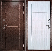 Уличные двери с терморазрывом - Входная дверь Термаль Экстра Лиственница