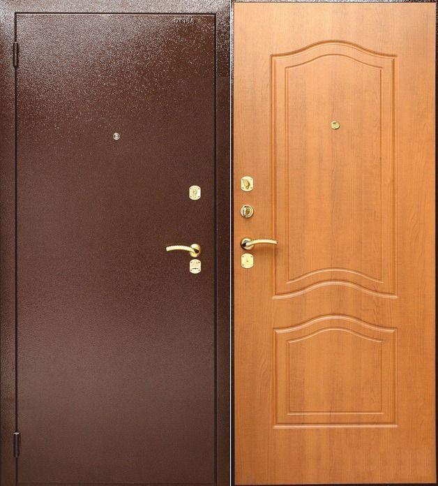 Входные двери АРГУС - Дверь Аргус ДА-2 медный антик/клен медовый