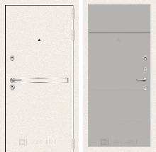 Коллекция Line WHITE - Входная дверь Лайн WHITE 13 - Грей софт