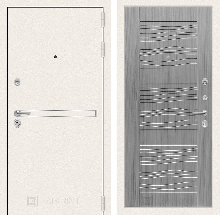 Коллекция Line WHITE - Входная дверь Лайн WHITE 06 - Сандал серый