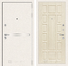 Коллекция Line WHITE - Входная дверь Лайн WHITE 12 - Беленый дуб