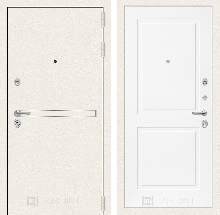 Коллекция Line WHITE - Входная дверь Лайн WHITE 11 - Белый софт