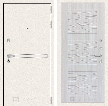 Коллекция Line WHITE - Входная дверь Лайн WHITE 06 - Сандал белый