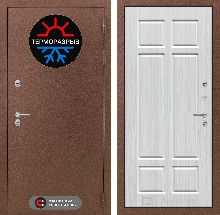 Входные двери  уличные с Терморазрывом - Входная дверь Термо Магнит 08 - Кристалл вуд