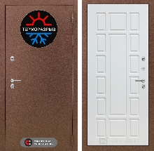 Входные двери  уличные с Терморазрывом - Входная дверь Термо Магнит 12 - Белое дерево