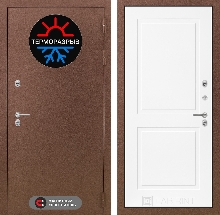 Входные двери  уличные с Терморазрывом - Входная дверь Термо Магнит 11 - Белый софт