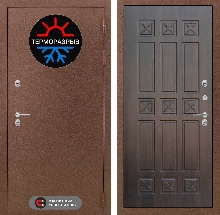 Входные двери  уличные с Терморазрывом - Входная дверь Термо Магнит 16 - Алмон 28