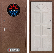 Входные двери  уличные с Терморазрывом - Входная дверь Термо Магнит 15 - Алмон 25