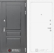 Коллекция Платинум   Коробка изнутри белая от 39900 - Входная дверь Платинум 13 - Белый софт