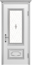 Серия Классика - Межкомнатная дверь Дуэт 3Д Багет В 2 Стекло