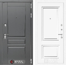 Коллекция Платинум   Коробка изнутри белая от 39900 - Входная дверь Платинум 26 - Эмаль RAL 9003