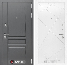 Коллекция Платинум   Коробка изнутри белая от 39900 - Входная дверь Платинум 24 - Белый софт