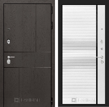 Коллекция URBAN от36500 - Входная дверь URBAN 22 - Белый софт, черная вставка