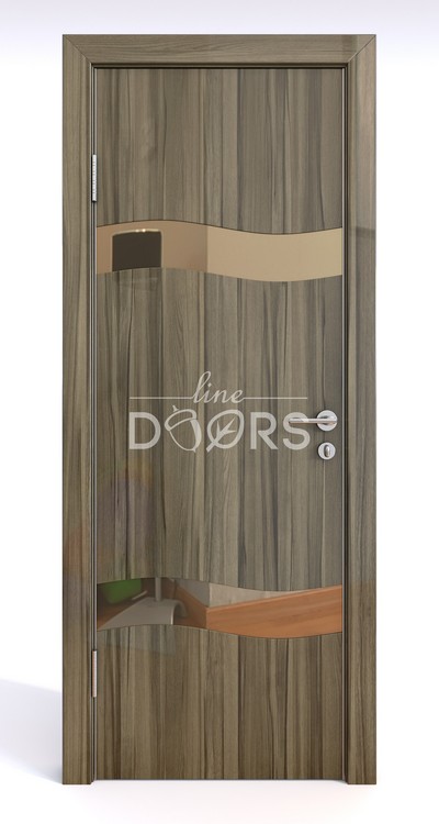Межкомнатные двери Line Doors (Линия Дверей) - Дверная Линия мод.503 Глянец: Стекло  лакобель