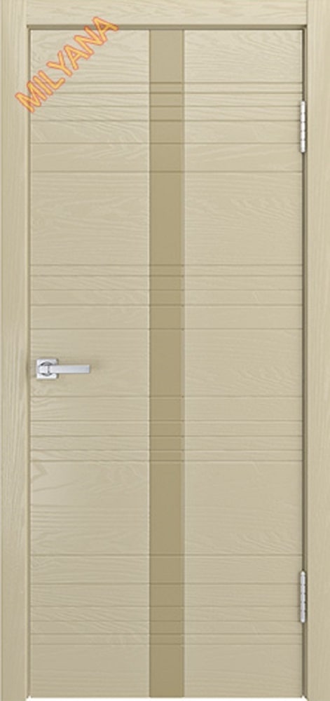Коллекция MILYANA ID - Межкомнатная дверь IDX  Тип: со стеклом Материал: шпон