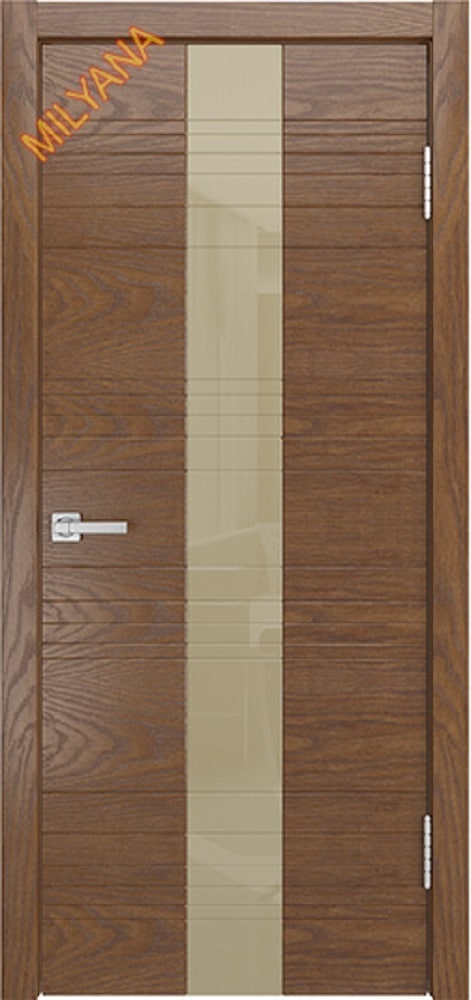 Коллекция MILYANA ID - Межкомнатная дверь IDXL  Тип: со стеклом Материал: шпон