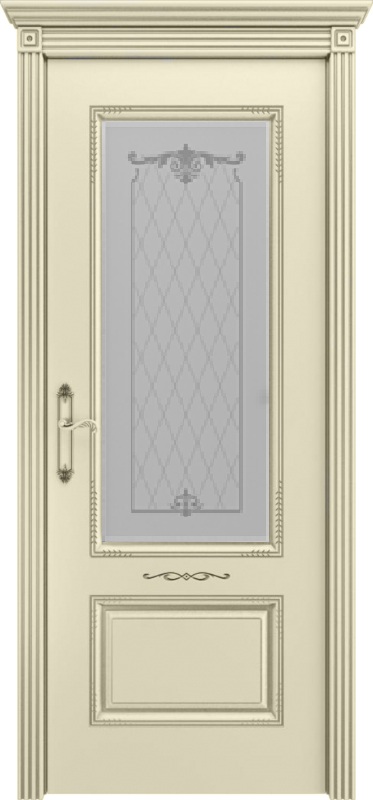 Серия Классика - Межкомнатная дверь Аккорд В 2 Стекло
