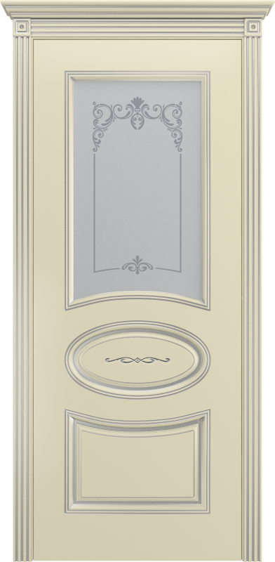 Серия Классика - Межкомнатная дверь классическая Ария В 1 Стекло