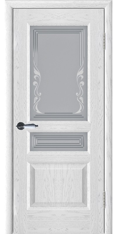 ШПОН - Межкомнатная дверь:Яшма : Стекло